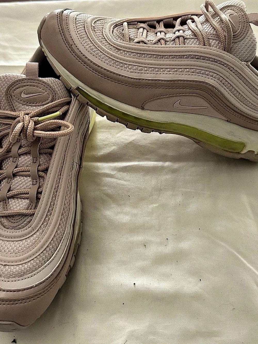 Nike Air Max 97 Women's Air Sneakers US 10 Pink & Green